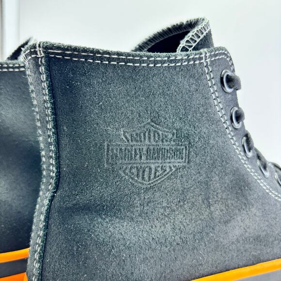 HARLEY DAVIDSON “Nathans” Leather Casual Shoes Men’s Size 8 - Picture 10 of 12